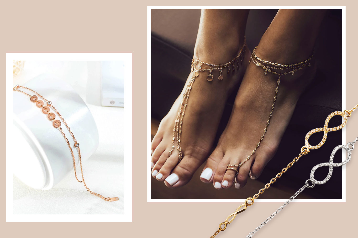 Як визначити розмір браслета на ногу